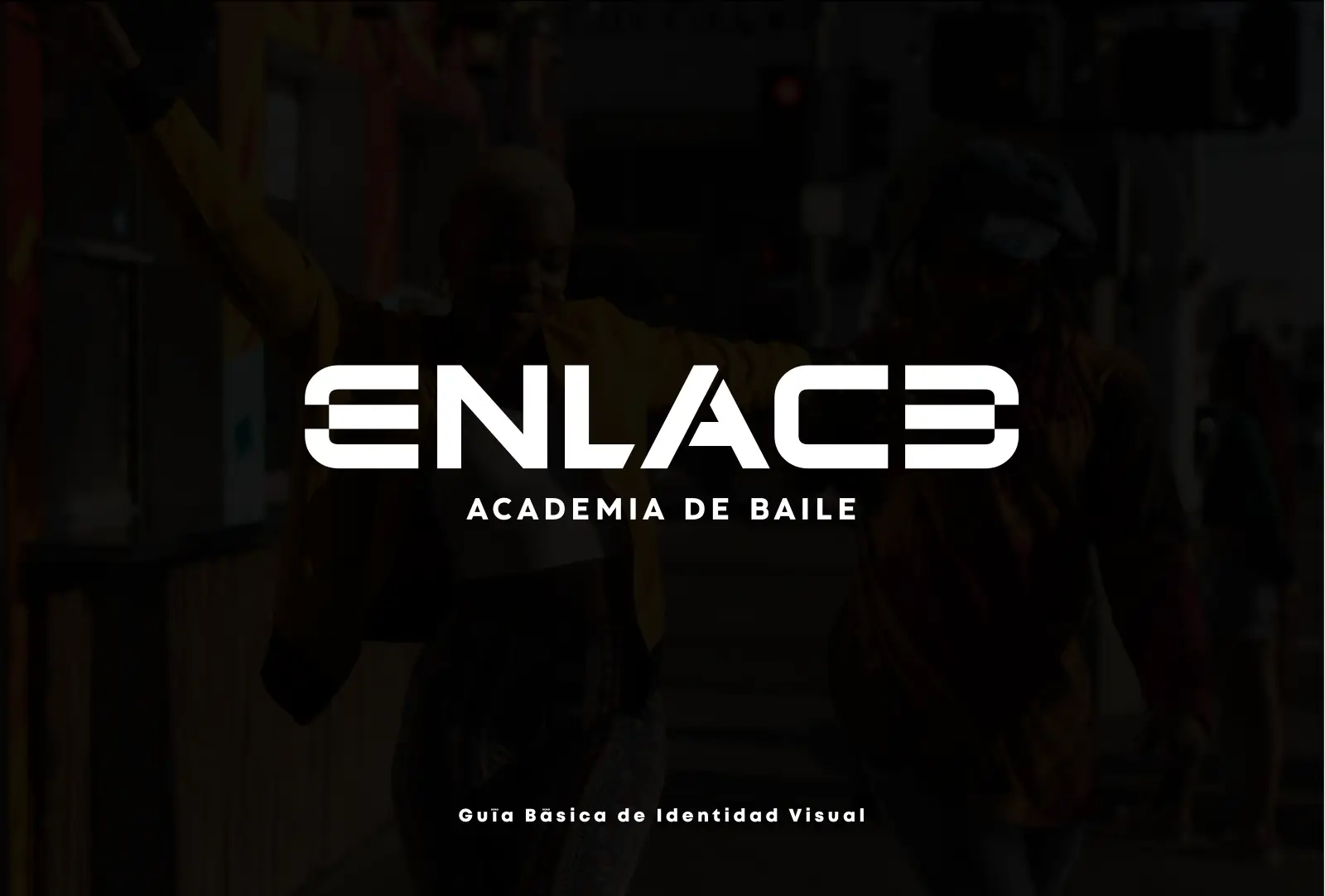 Identidad visual de Enlace, academia de baile — marca creada por LabDeco360